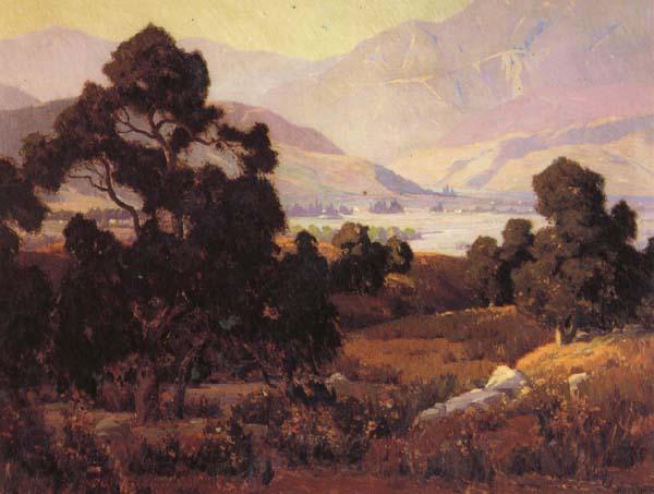 Elmer Wachtel Santa Paula Valley Norge oil painting art